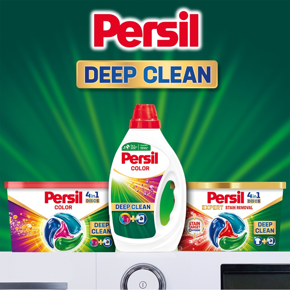 Detergent lichid PERSIL Deep Clean Color, 2.475 l, 55 spalari