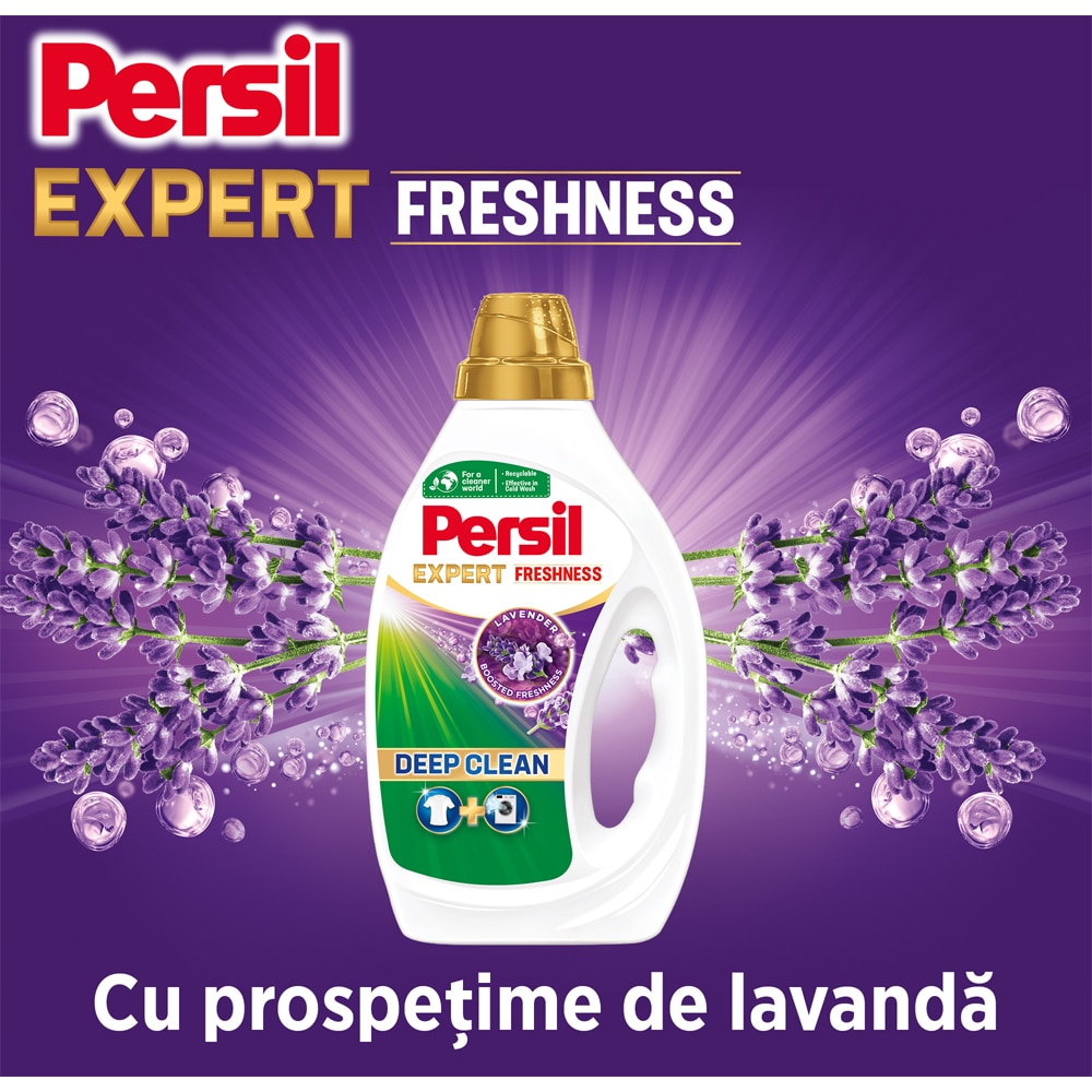 Detergent lichid PERSIL Deep Clean Expert Freshness, Lavanda, 2.25 l, 50 spalari