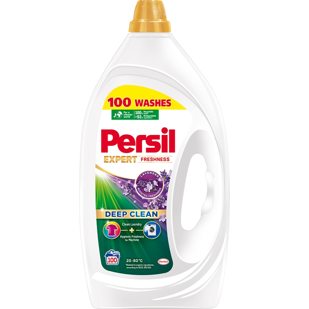 Detergent lichid PERSIL Deep Clean Expert Freshness, Lavanda, 4.5 l, 100 spalari
