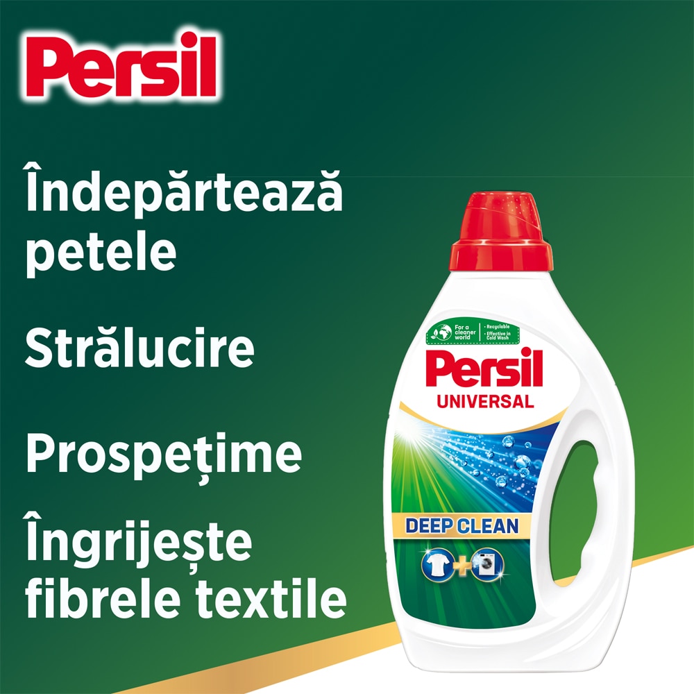 Detergent lichid PERSIL Deep Clean Universal, 2.475 l, 55 spalari