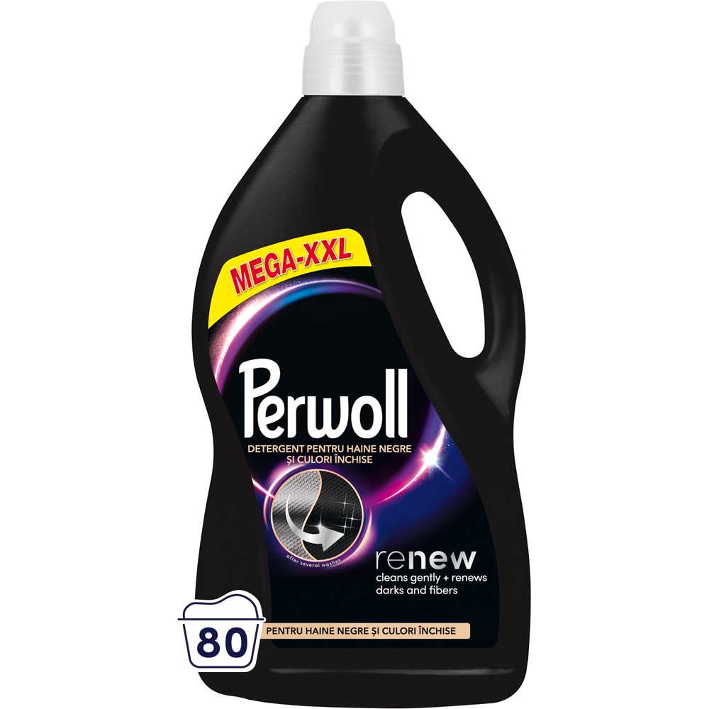 Detergent lichid PERWOLL Renew Black, 4 l, 80 spalari