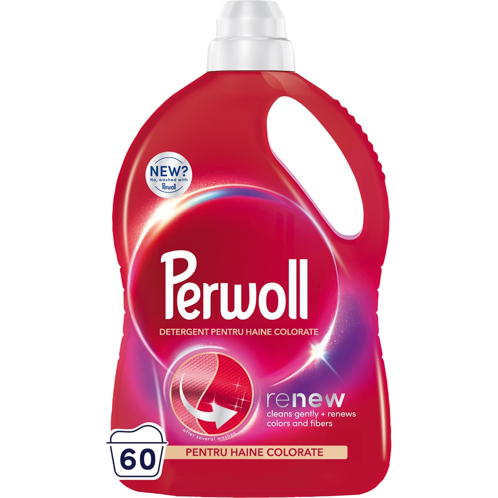 Detergent lichid PERWOLL Renew Color, 3 l, 60 spalari