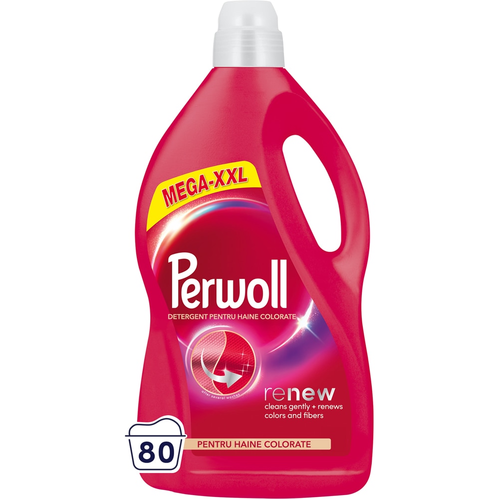 Detergent lichid PERWOLL Renew Color, 4 l, 80 spalari