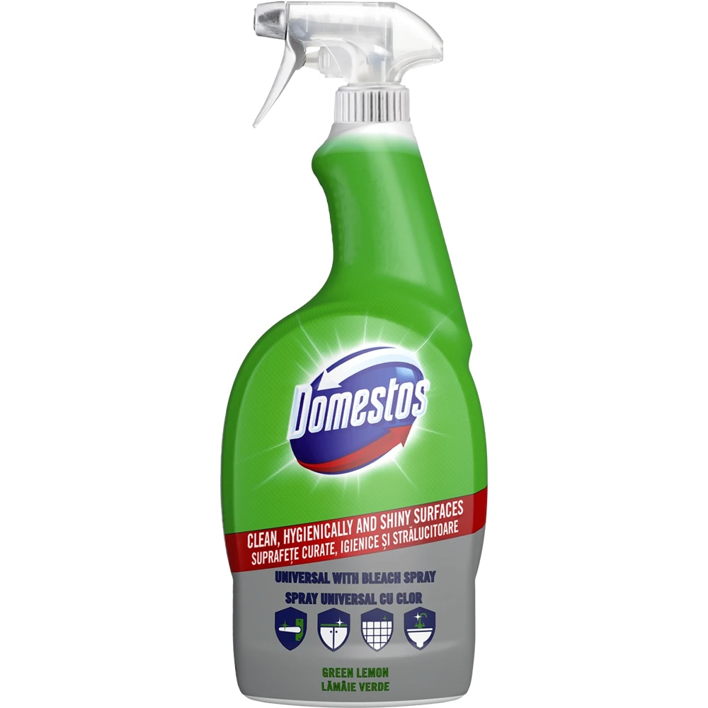 Dezinfectant spray DOMESTOS Green Lemon, 750 ml