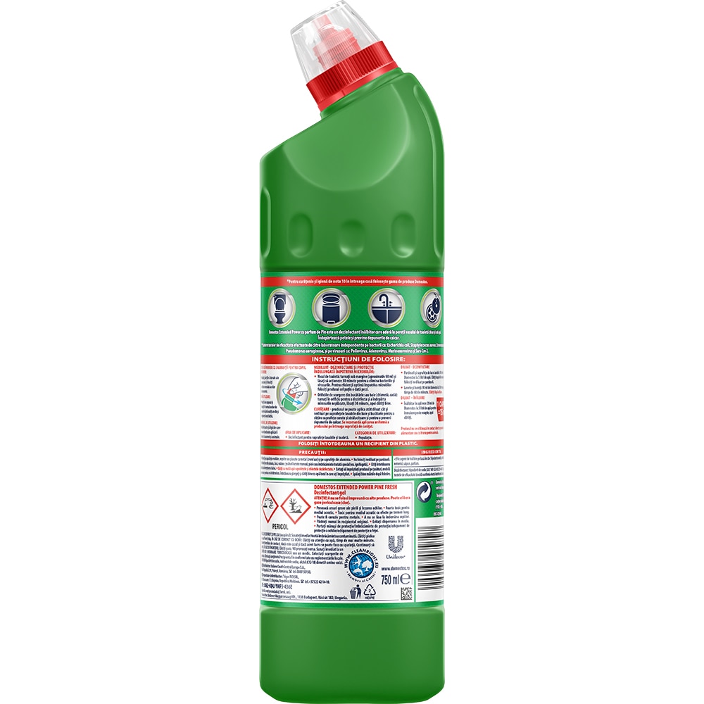 Dezinfectant DOMESTOS Extended Pine, 750ml