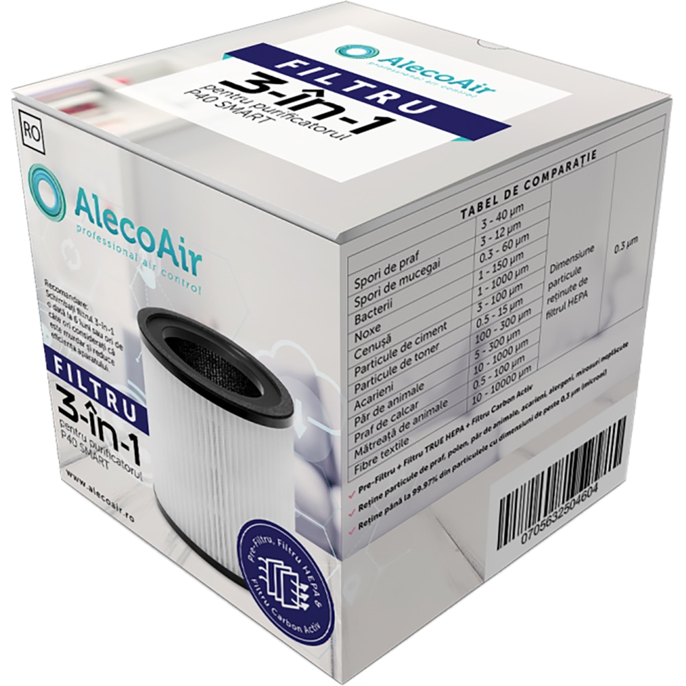 Filtru purificator 3 in 1 pentru ALECOAIR P40 Smart
