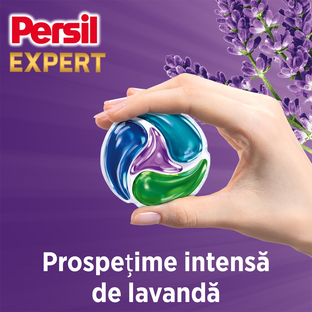 Detergent capsule PERSIL Discs Expert Lavander, 20 spalari