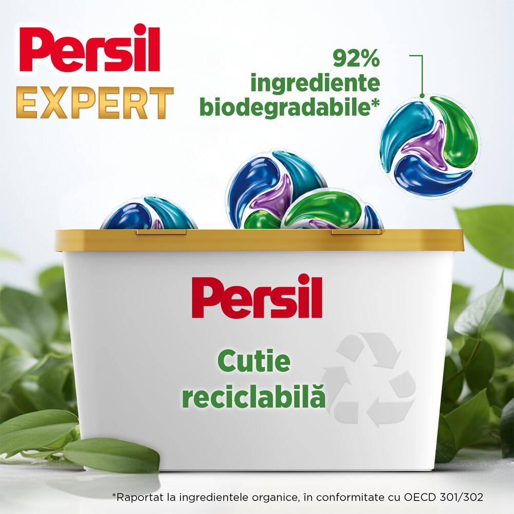 Detergent capsule PERSIL Discs Expert Lavander, 20 spalari