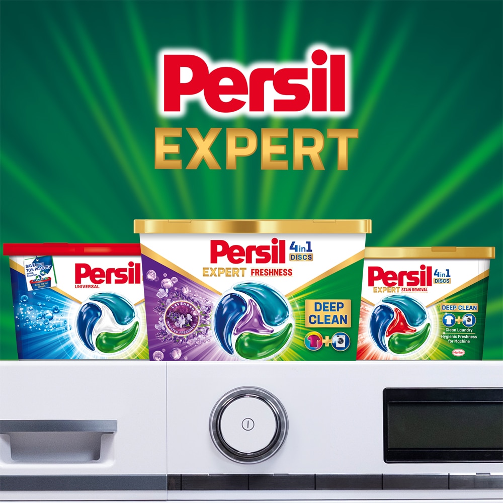 Detergent capsule PERSIL Discs Expert Lavander, 20 spalari