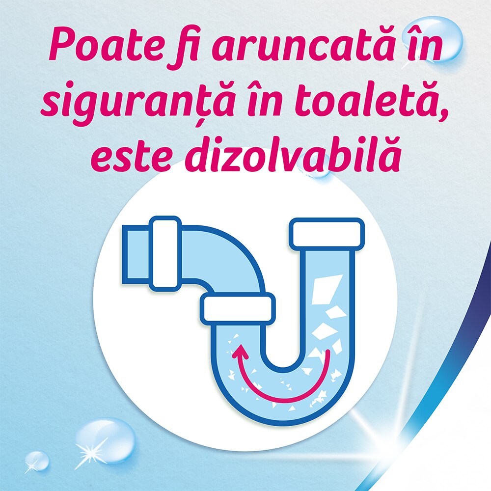 Hartie igienica umeda ZEWA Almond, 8 pachete, 42 bucati