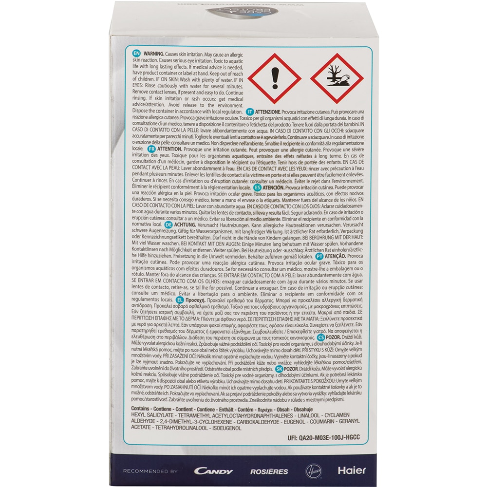 Parfum masina de spalat rufe CANDY Care+Protect Blue Wash, 400 ml, 80 spalari