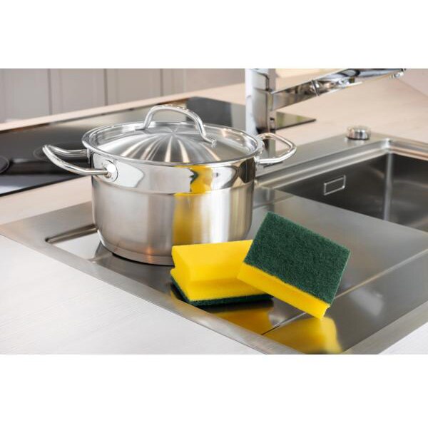 Burete de vase cu protectie unghii SCOTCH-BRITE MMBU9900, 4 bucati