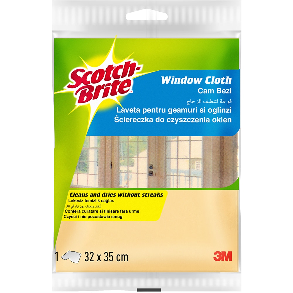 Laveta geamuri SCOTCH-BRITE MMLA0800, 1 bucata