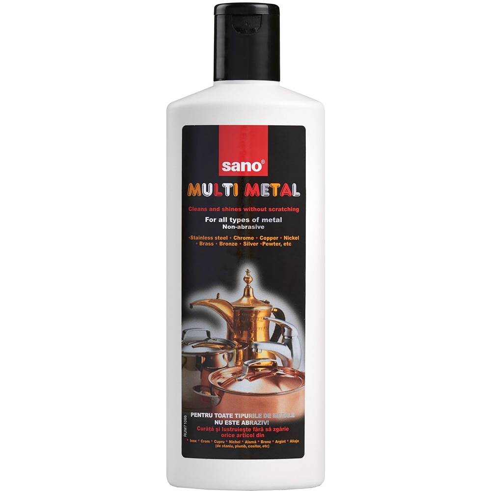 Solutie curatare suprafete metalice SANO, 300 ml