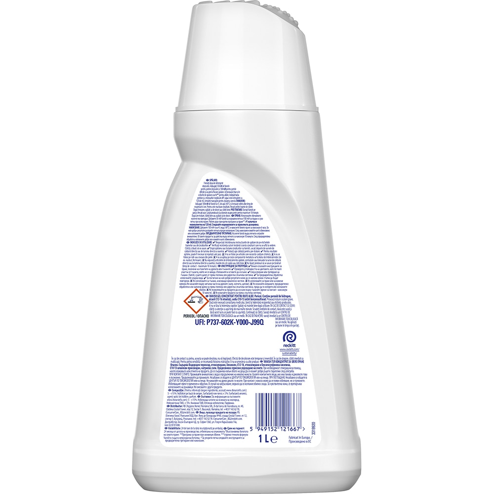 Solutie pentru indepartarea petelor VANISH White, 1L