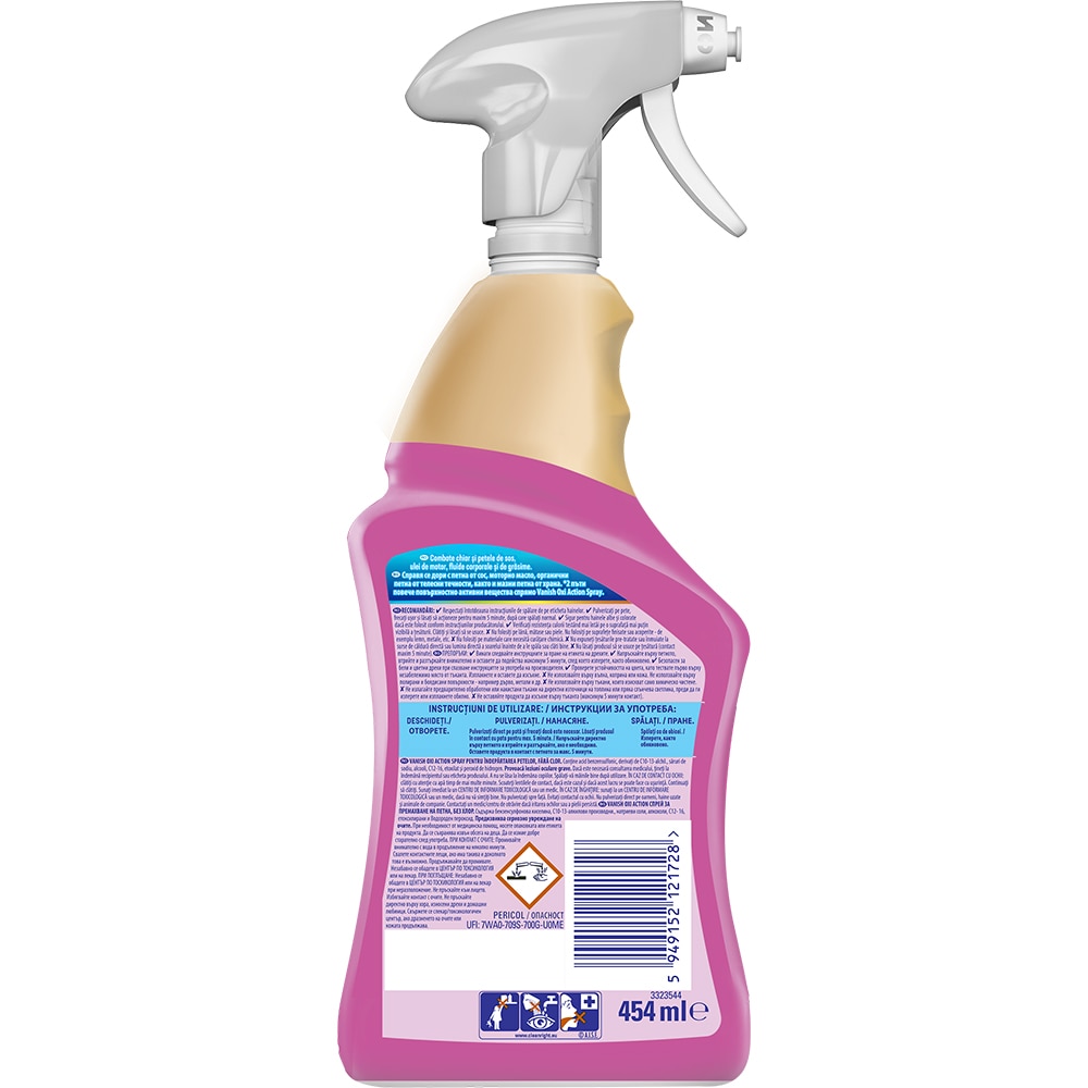 Spray pentru indepartarea petelor VANISH Oxi Action, 454 ml