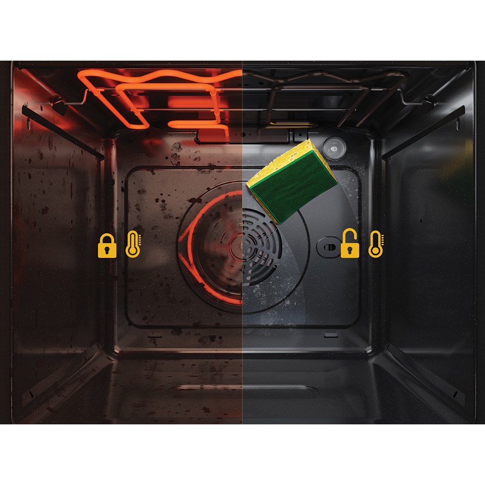 Cuptor incorporabil WHIRLPOOL AKZ9S 8270 FB, Electric, Autocuratare pirolitica + hidrolitica, 73 l, Clasa A+, 6th Sense, negru