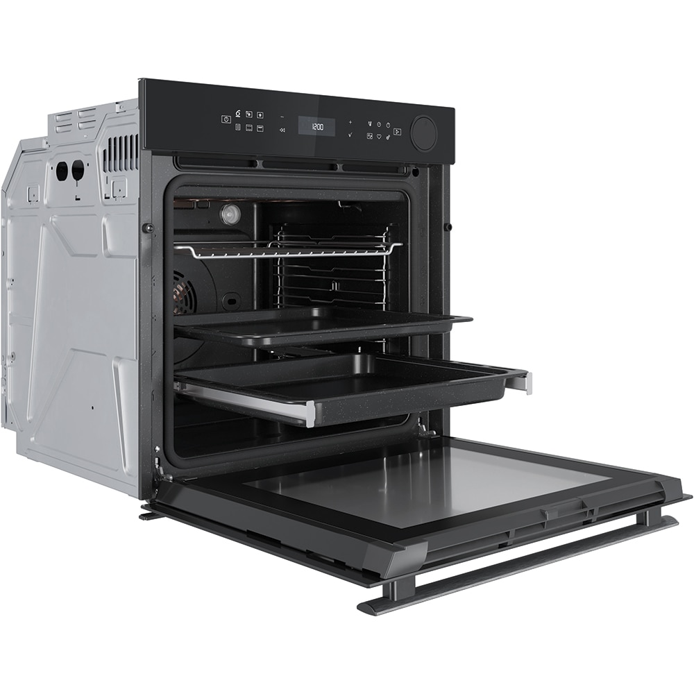 Cuptor incorporabil WHIRLPOOL AKZ9S 8270 FB, Electric, Autocuratare pirolitica + hidrolitica, 73 l, Clasa A+, 6th Sense, negru