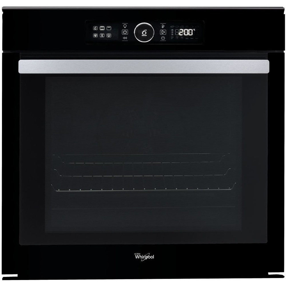 Cuptor incorporabil WHIRLPOOL AKZM 8480 NB, Electric, Autocuratare pirolitica, 73 l, Clasa A+, 6th Sense, negru