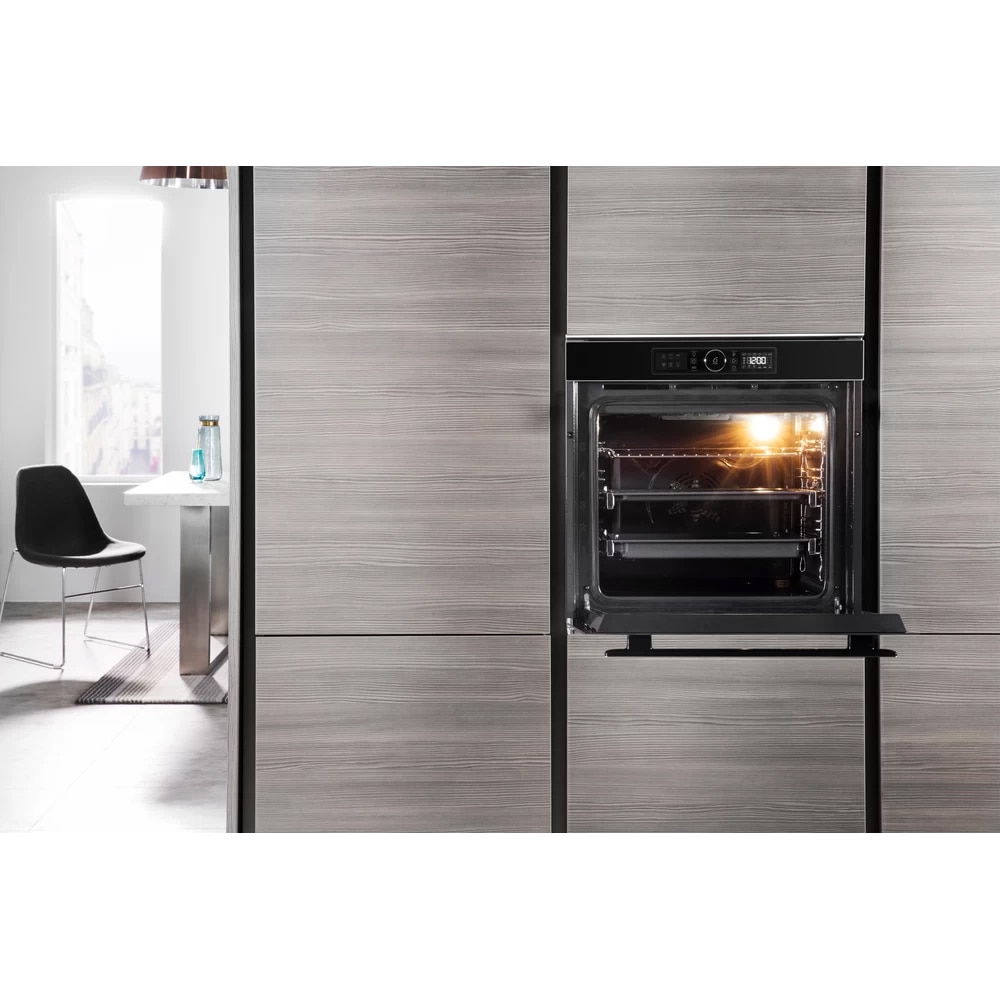 Cuptor incorporabil WHIRLPOOL AKZM 8480 NB, Electric, Autocuratare pirolitica, 73 l, Clasa A+, 6th Sense, negru