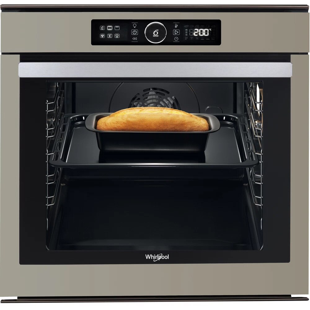 Cuptor incorporabil WHIRLPOOL AKZM 8480 S, Electric, Autocuratare pirolitica, 73 l, Clasa A+, 6th Sense, silver dawn