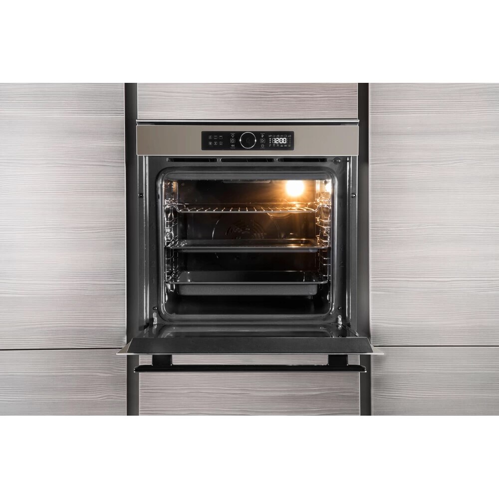 Cuptor incorporabil WHIRLPOOL AKZM 8480 S, Electric, Autocuratare pirolitica, 73 l, Clasa A+, 6th Sense, silver dawn