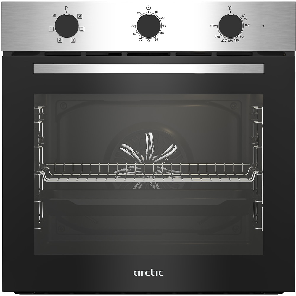 Cuptor incorporabil ARCTIC ARVIE1110XD, Electric, Autocuratare Aqua Drop Clean, 72 l, Clasa A, inox