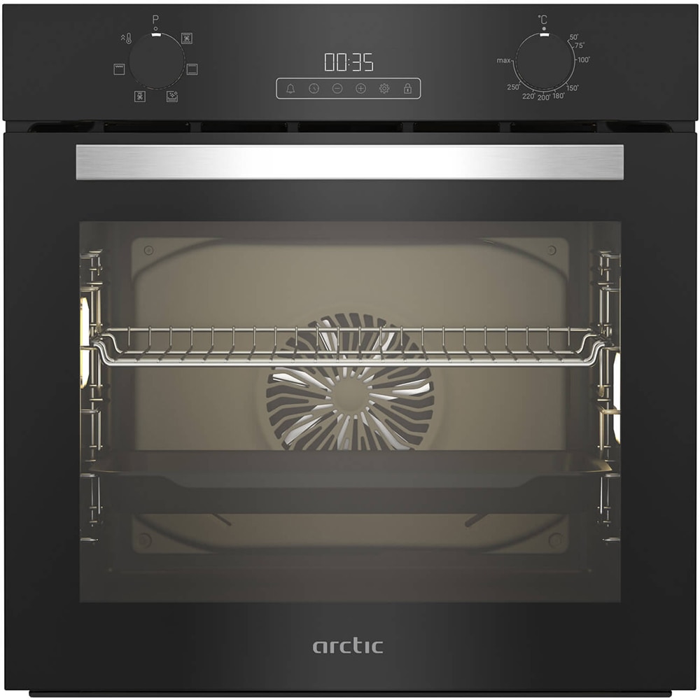 Cuptor incorporabil ARCTIC ARVIE1430BM, Electric, Autocuratare catalitica, 71 l, Clasa A, negru