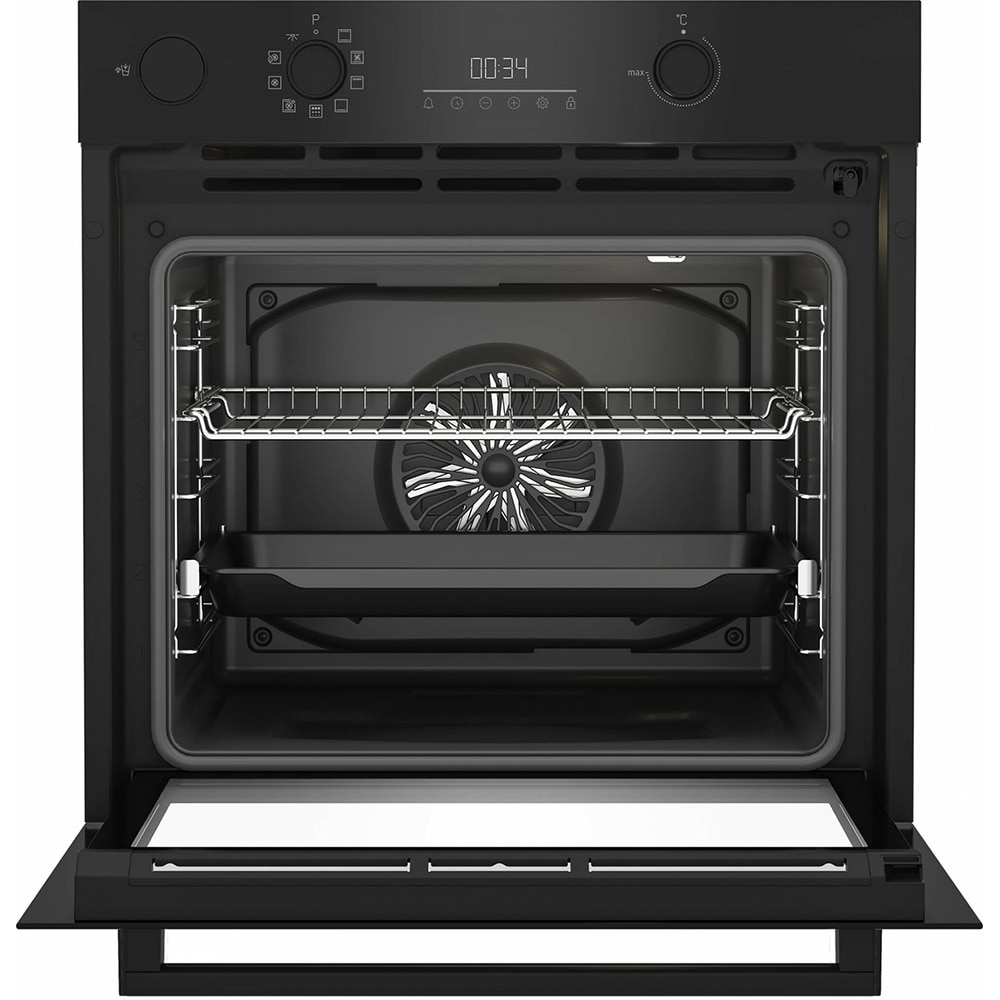 Cuptor incorporabil BEKO BBIS17300XCMPE, Electric, Autocuratare pirolitica, 72 l, Clasa A, negru