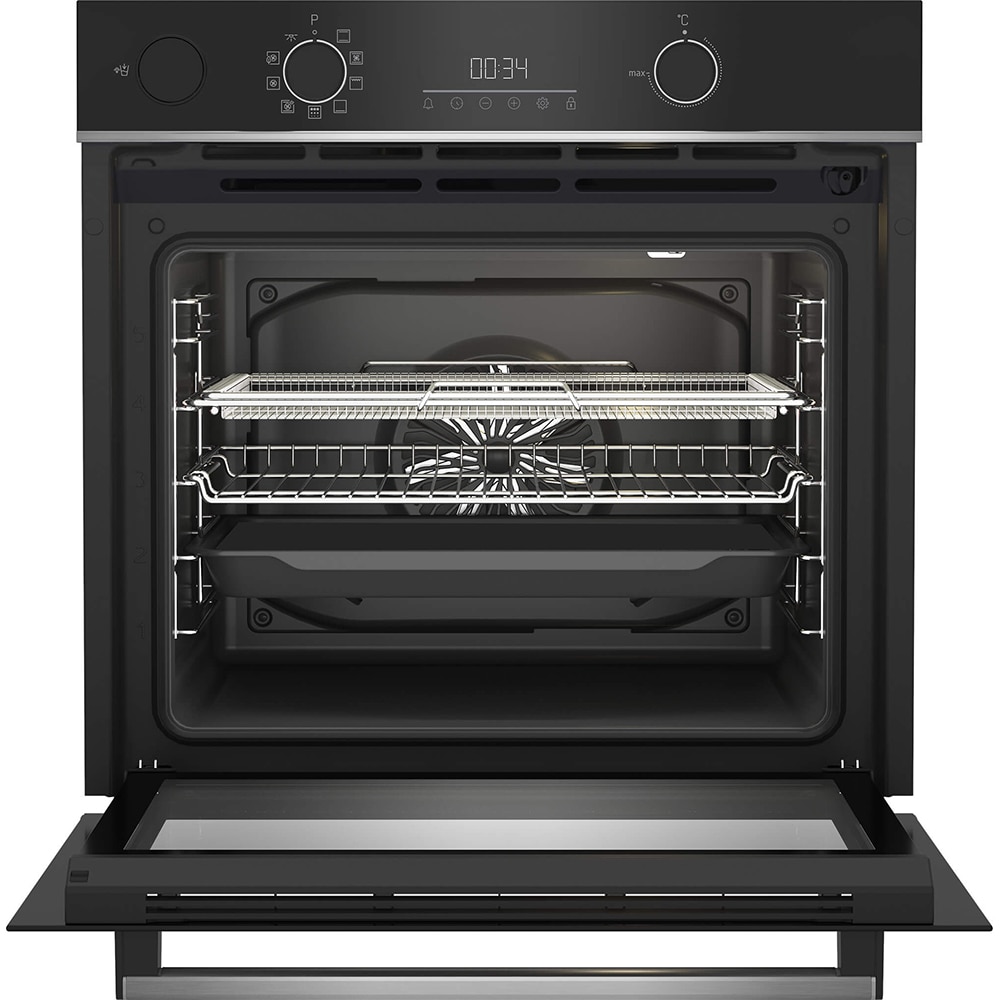 Cuptor incorporabil BEKO BBISA13300XMPE, Electric, Autocuratare pirolitica, 72 l, Clasa A+, AeroPerfect, negru