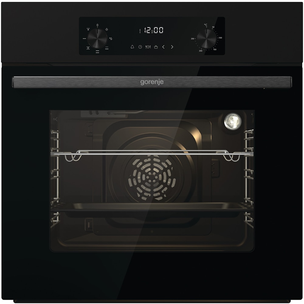 Cuptor incorporabil GORENJE BO6635E01B, Electric, Autocuratare AquaClean, 61 l, Clasa A, negru