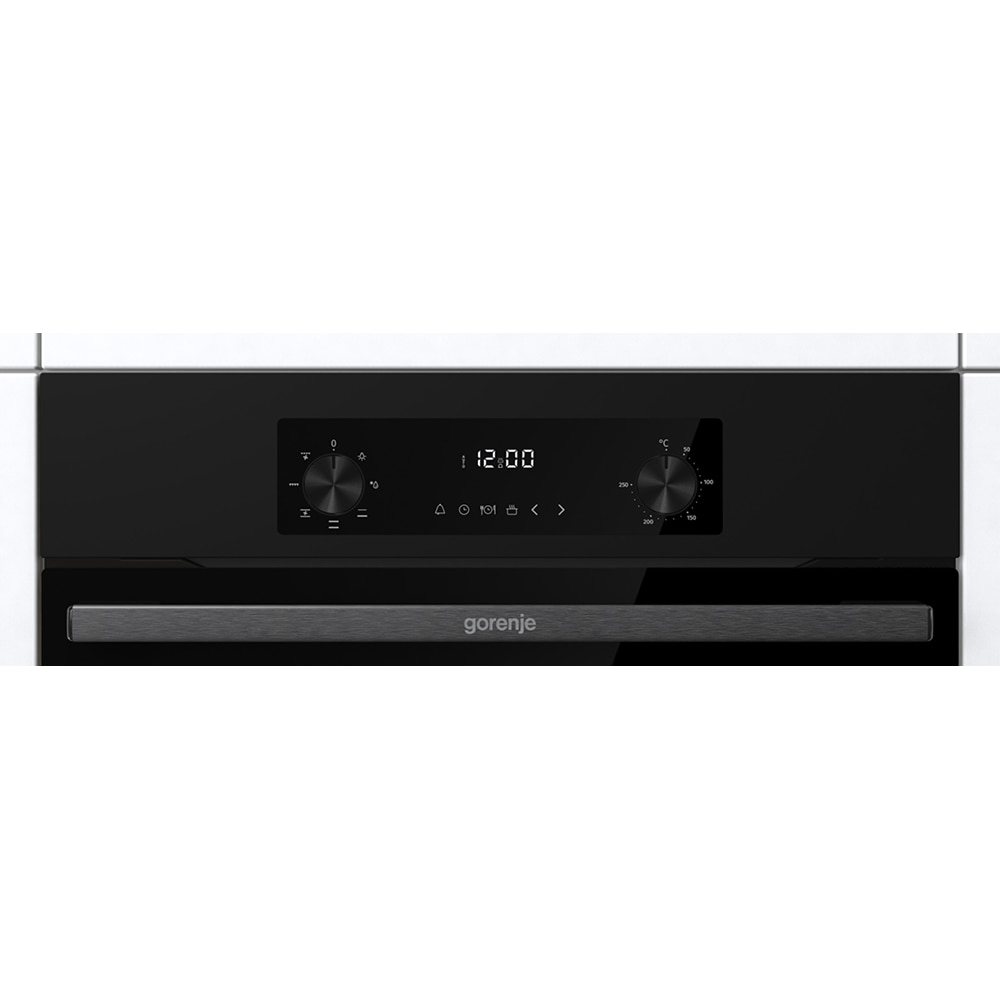 Cuptor incorporabil GORENJE BO6635E01B, Electric, Autocuratare AquaClean, 61 l, Clasa A, negru