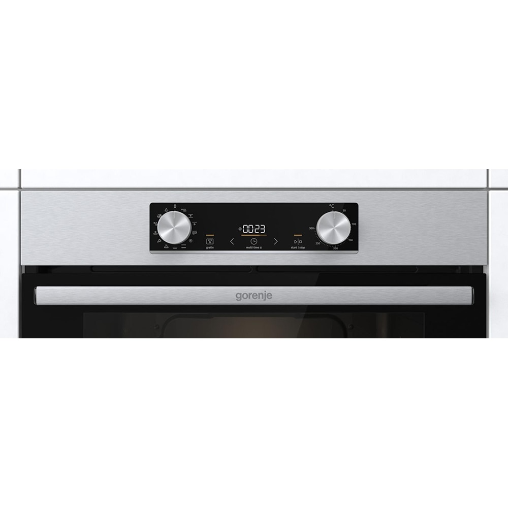 Cuptor incorporabil GORENJE BO6737E02XK, Electric, Autocuratare AquaClean, 77 l, Clasa A, inox
