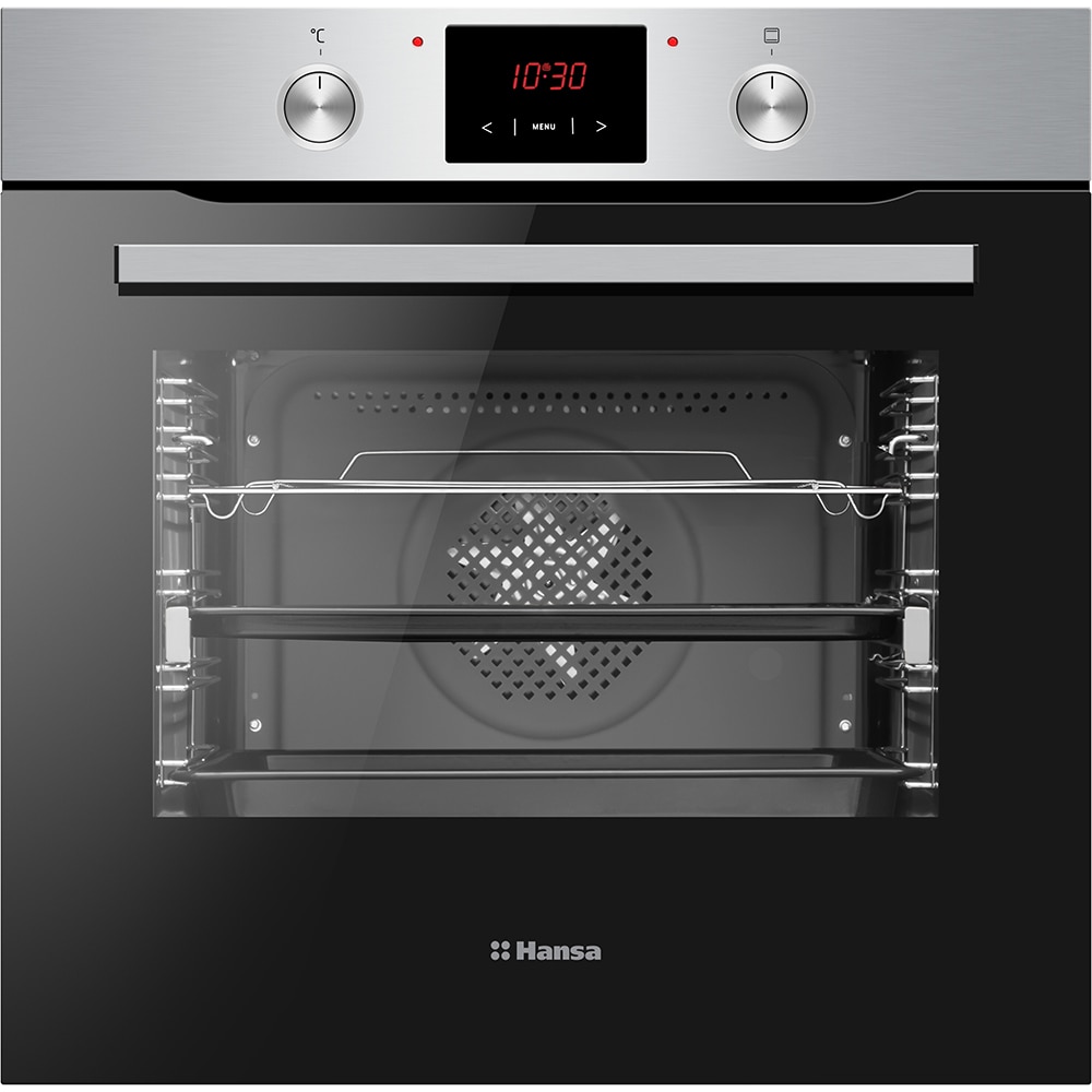 Cuptor incorporabil HANSA BOEI68421, Electric, Autocuratare catalitica, 77 litri, Clasa A, inox