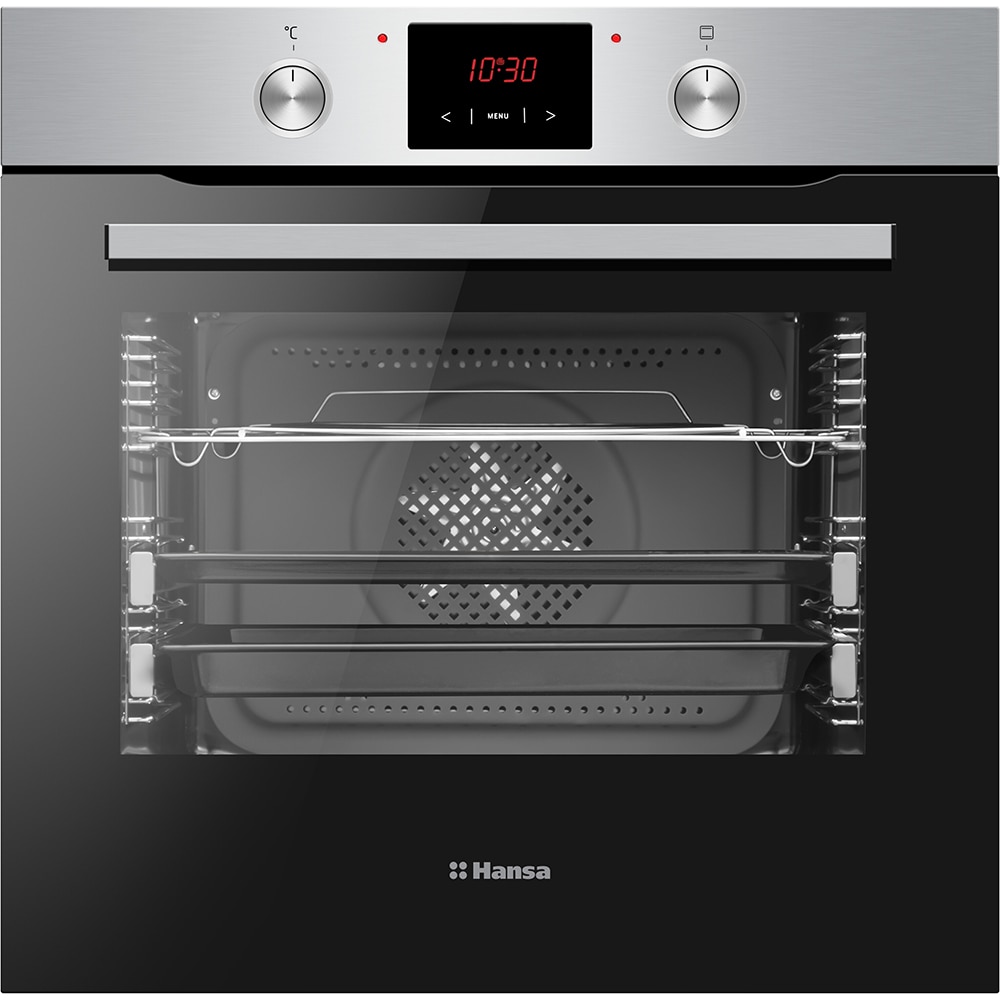 Cuptor incorporabil HANSA BOEI69423, Electric, Autocuratare catalitica, 77 litri, Clasa A, inox