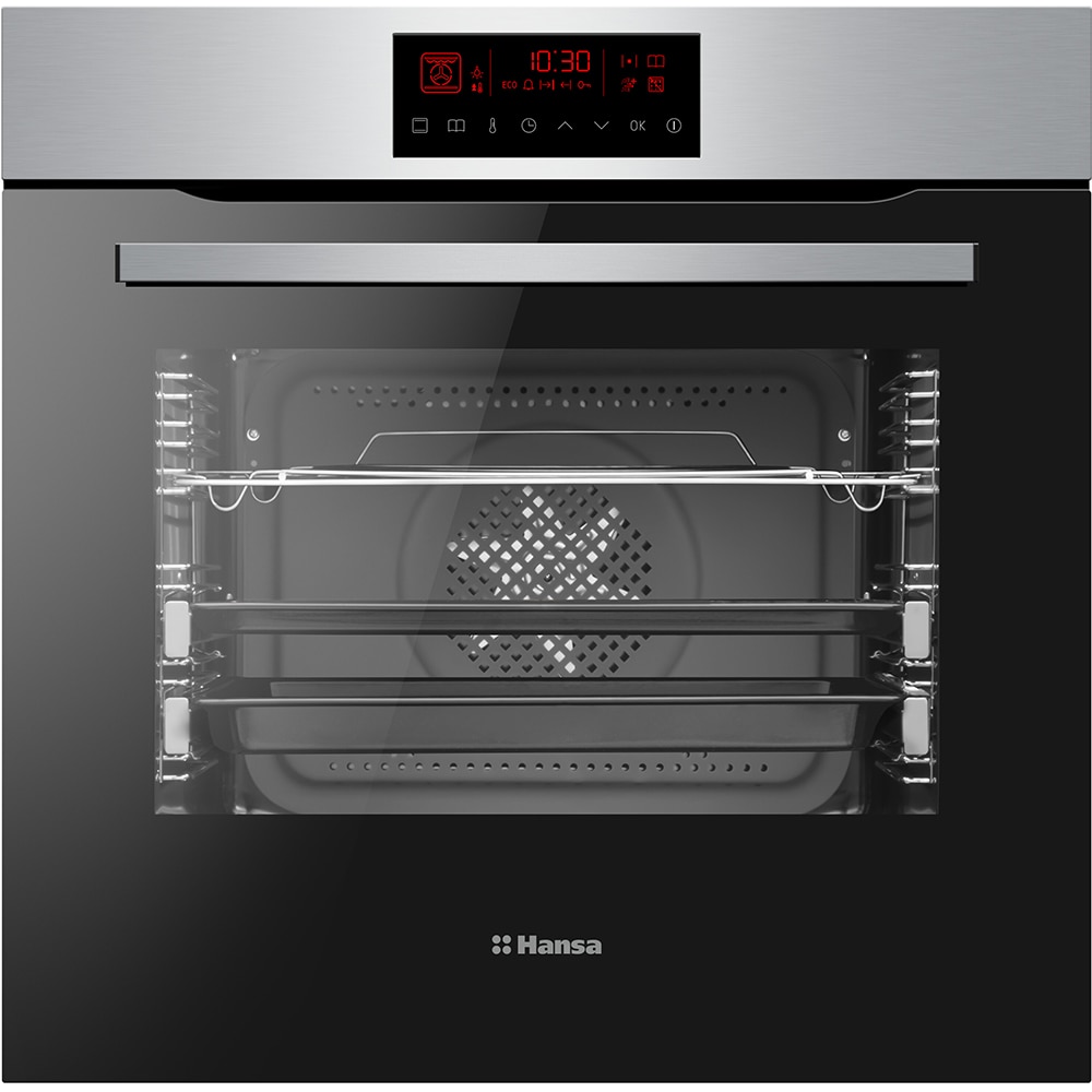 Cuptor incorporabil HANSA BOEI69721, Electric, Autocuratare catalitica, 77 litri, Clasa A+, inox