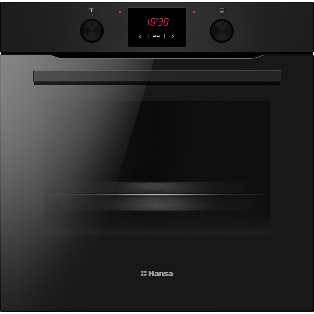 Cuptor incorporabil HANSA BOES68421, Electric, Autocuratare catalitica, 77 litri, Clasa A, negru