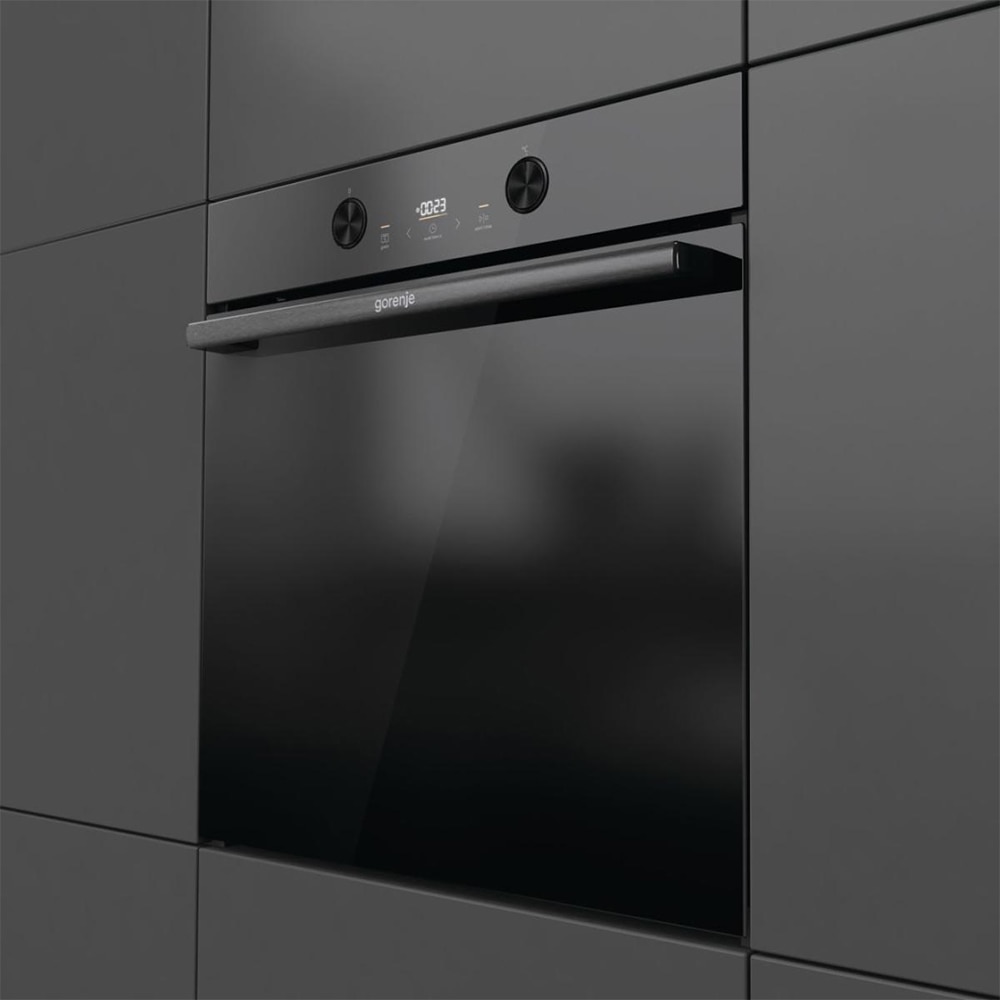 Cuptor incorporabil GORENJE BOS6737E20FBG, Electric, Autocuratare AquaClean, 77 l, Clasa A, negru