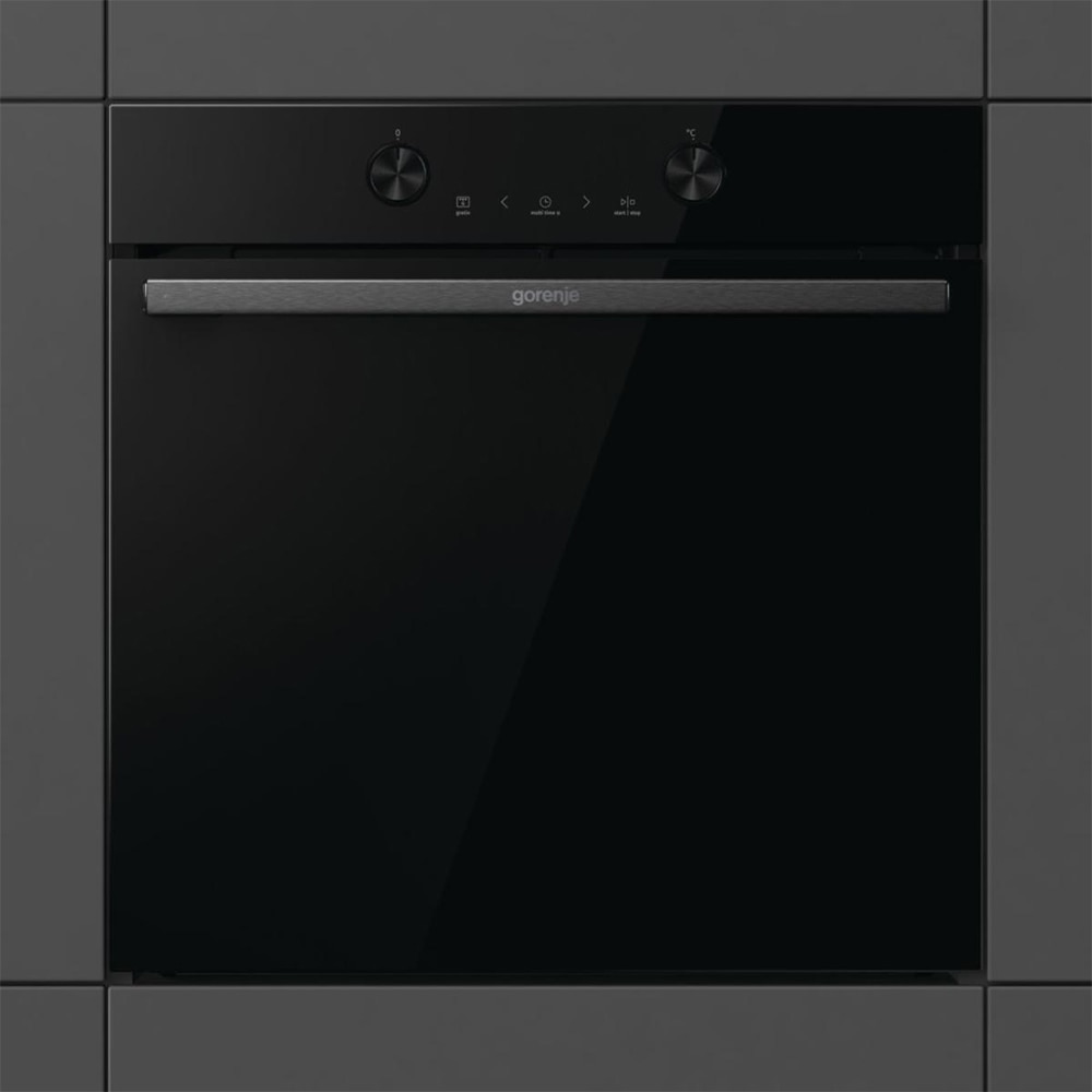 Cuptor incorporabil GORENJE BOS6737E20FBG, Electric, Autocuratare AquaClean, 77 l, Clasa A, negru