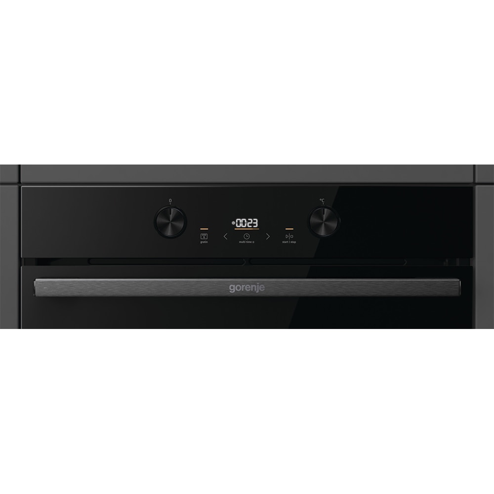 Cuptor incorporabil GORENJE BOS6737E20FBG, Electric, Autocuratare AquaClean, 77 l, Clasa A, negru