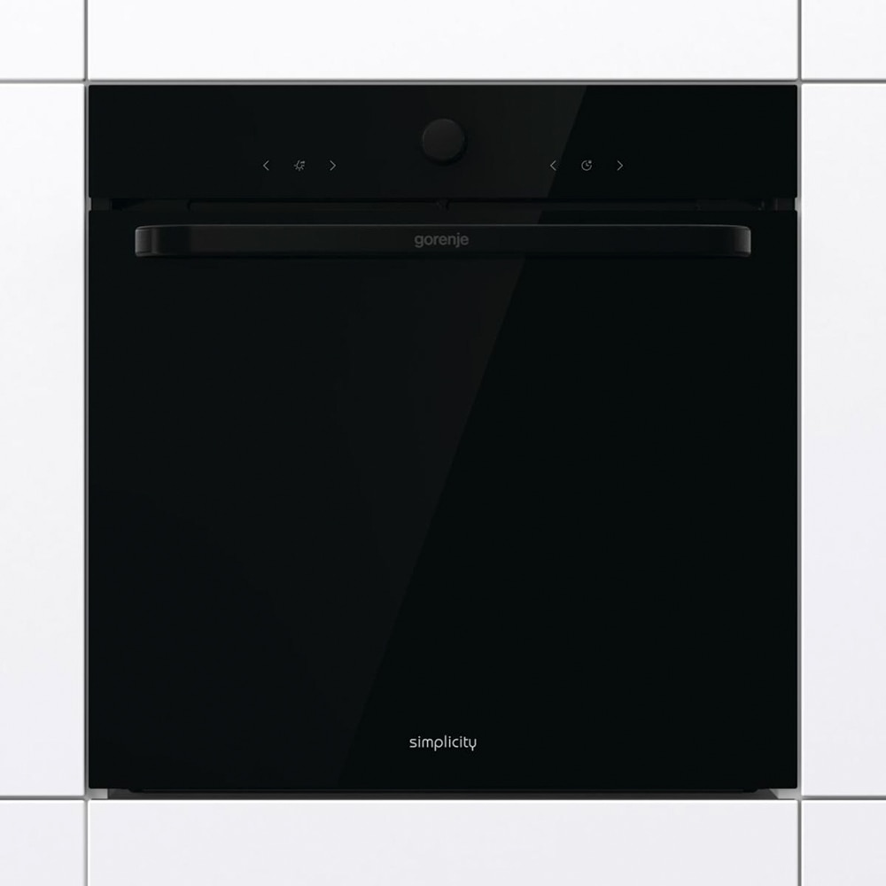 Cuptor incorporabil GORENJE BOS6737SYB, Electric, Autocuratare AquaClean, 77 l, Clasa A, negru
