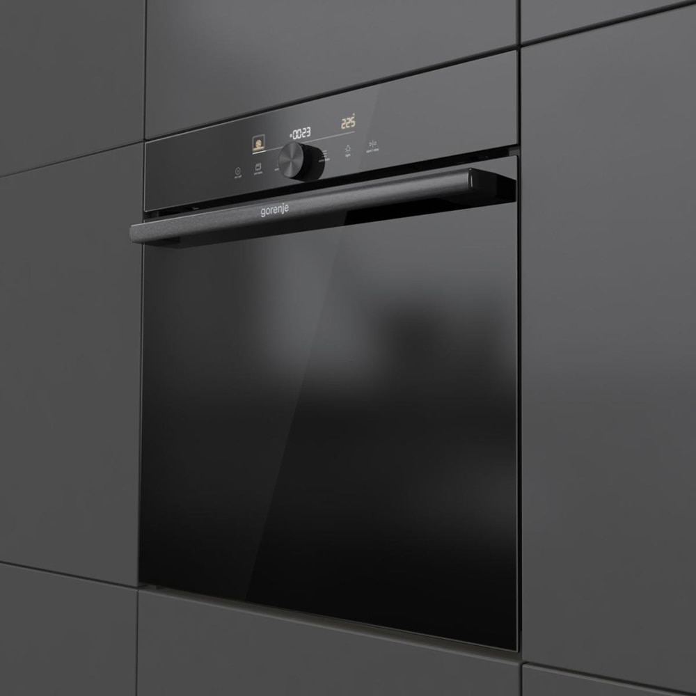 Cuptor incorporabil GORENJE BOS6747A05DG, Electric, Autocuratare AquaClean, 77 l, Clasa A+, negru