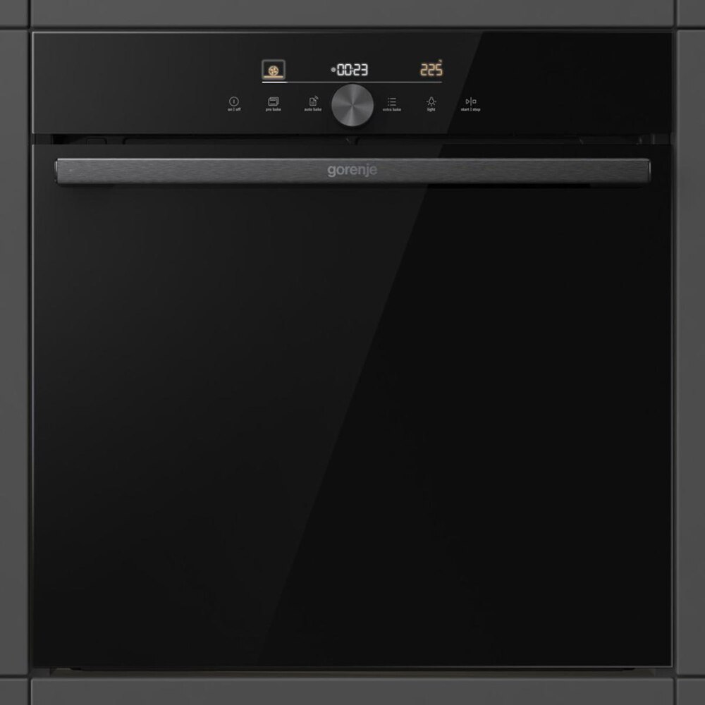 Cuptor incorporabil GORENJE BOS6747A05DG, Electric, Autocuratare AquaClean, 77 l, Clasa A+, negru