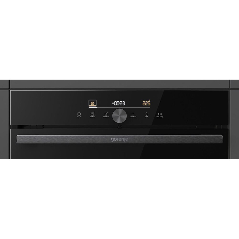 Cuptor incorporabil GORENJE BOS6747A05DG, Electric, Autocuratare AquaClean, 77 l, Clasa A+, negru