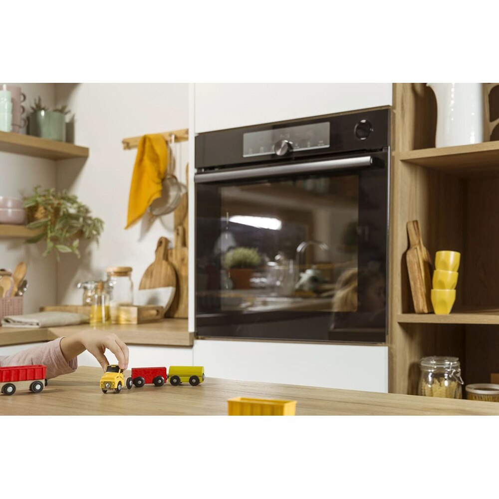 Cuptor incorporabil GORENJE BPSA6747A08BGWI, Electric, Autocuratare Pirolitica, 77 l, Clasa A+, negru