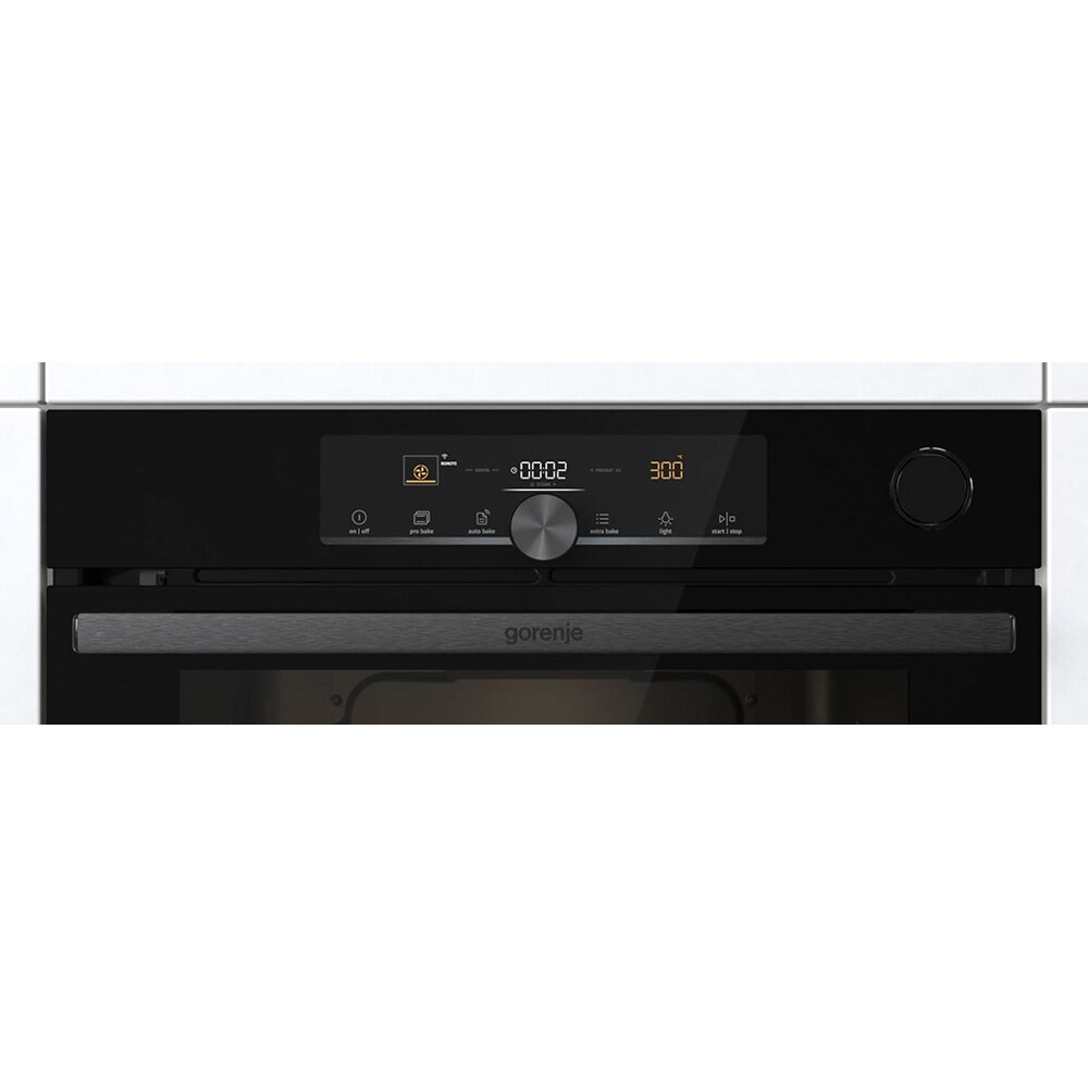 Cuptor incorporabil GORENJE BPSA6747A08BGWI, Electric, Autocuratare Pirolitica, 77 l, Clasa A+, negru
