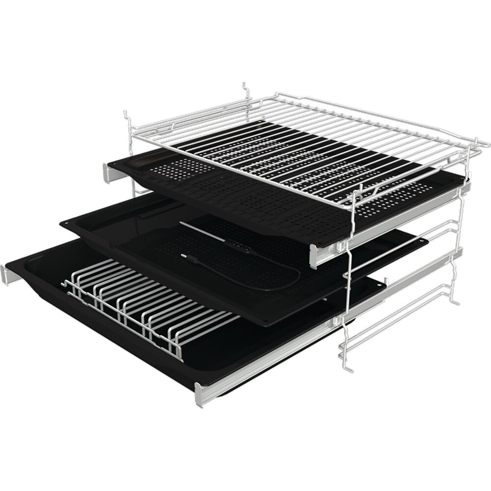 Cuptor incorporabil GORENJE BPSA6747A08BGWI, Electric, Autocuratare Pirolitica, 77 l, Clasa A+, negru