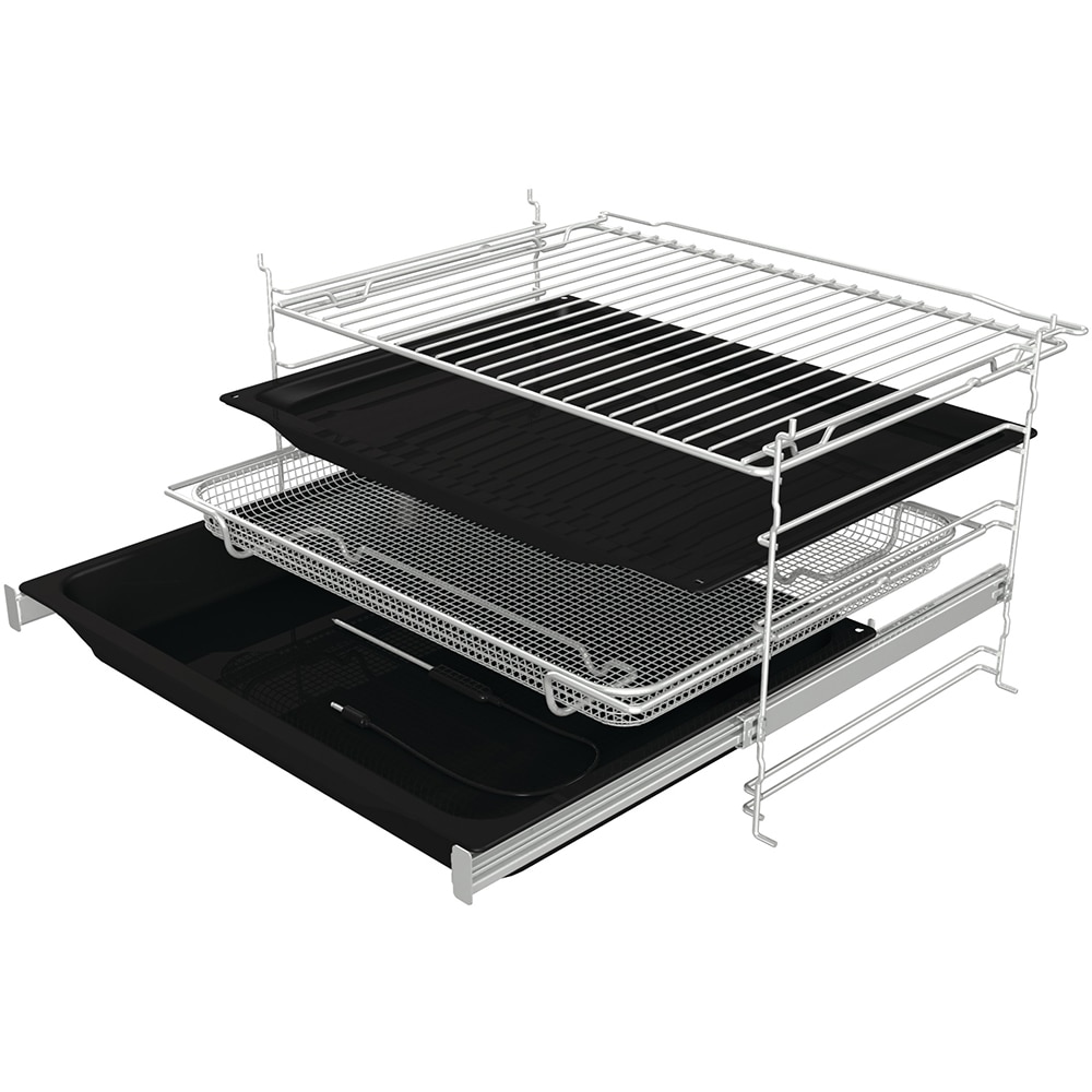 Cuptor incorporabil HISENSE BSA66346PBGWIFI, Electric, Gatire cu abur, Autocuratare pirolitica, 77 l, Clasa A+, Wi-Fi, negru