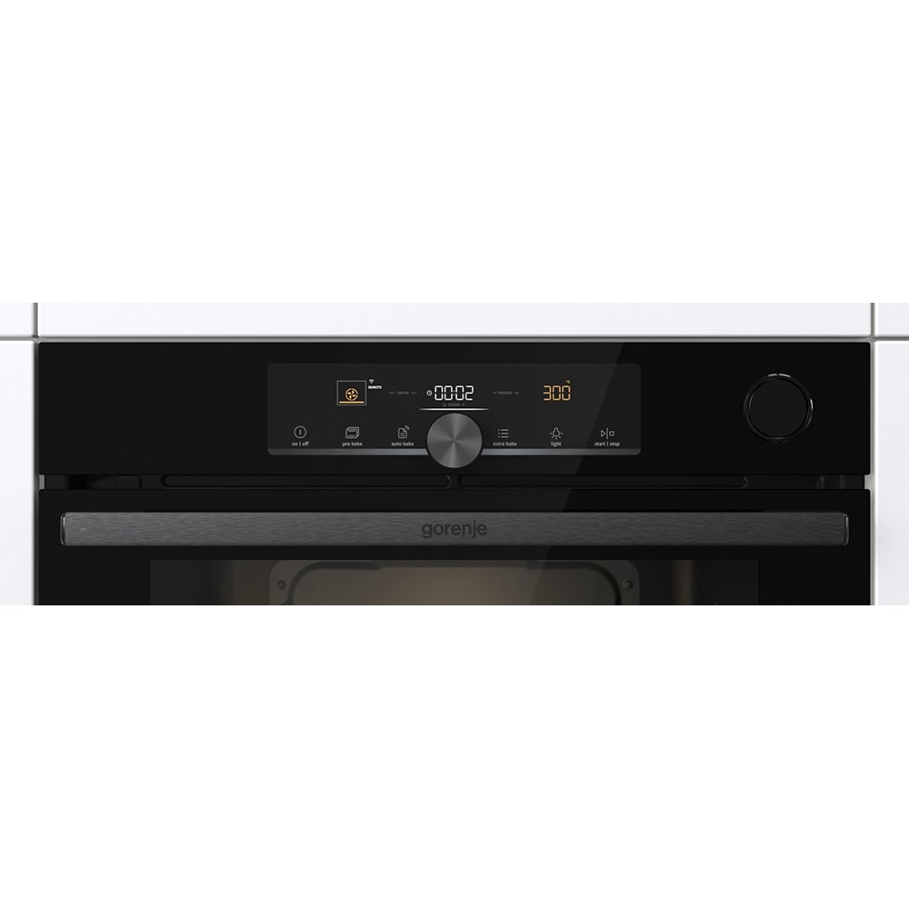 Cuptor incorporabil GORENJE BSA6747A04BGWI, Electric, Autocuratare Catalitica, 77 l, Clasa A+, negru