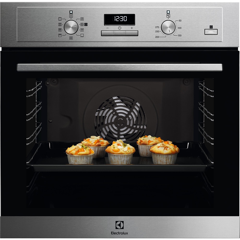 Cuptor incorporabil ELECTROLUX EOD3C70X, Electric, Autocuratare Catalitica, 72 l, Clasa A, negru-inox